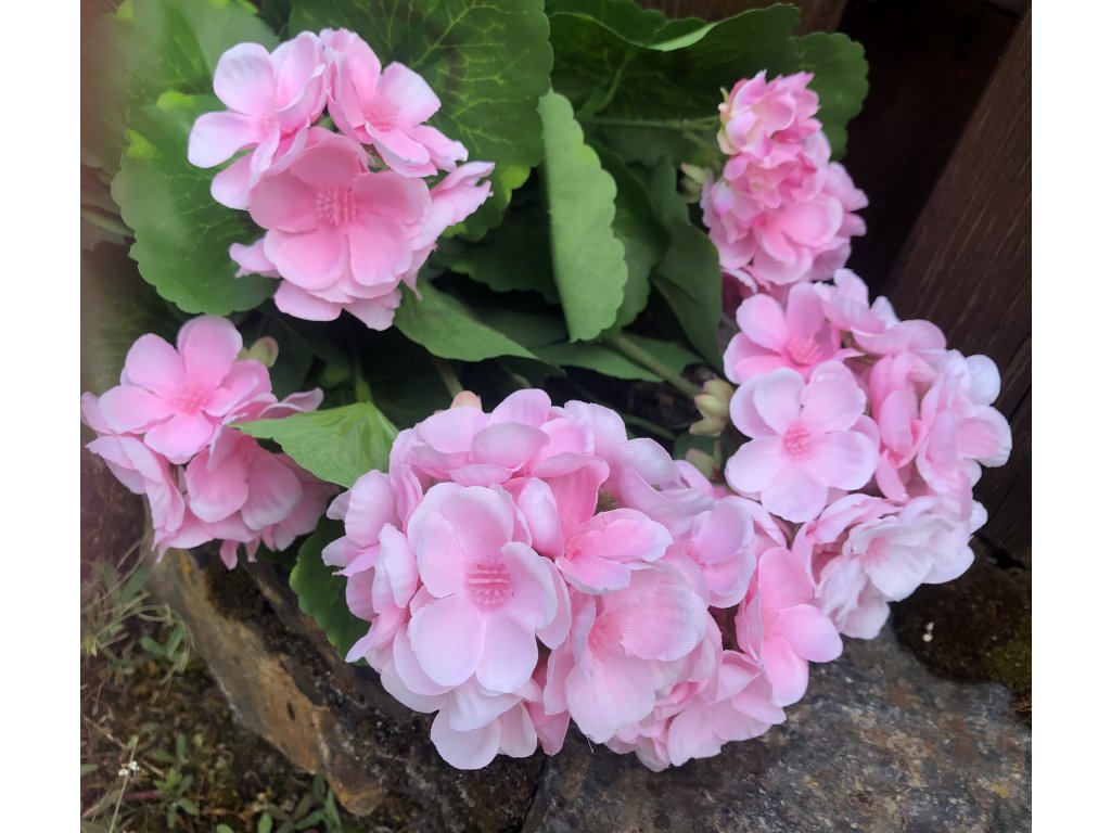 Umělé květiny muškát růžový